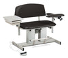 Clinton 6362 Power Series, Bariatric, Blood Drawing Chair with Padded Flip Arm and Drawer