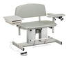 Clinton 6362 Power Series, Bariatric, Blood Drawing Chair with Padded Flip Arm and Drawer