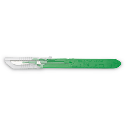 Myco Medical RCRSS11NS - REDI-CUT® #11 Disposable Safety Scalpel with TECHNOCUT® Premium Blade and Retractable Sheath - UOM 1000 EA/CS