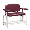 Clinton 66000-2S Lab X Series, Extra-Wide, Blood Drawing Chair with Straight Arms