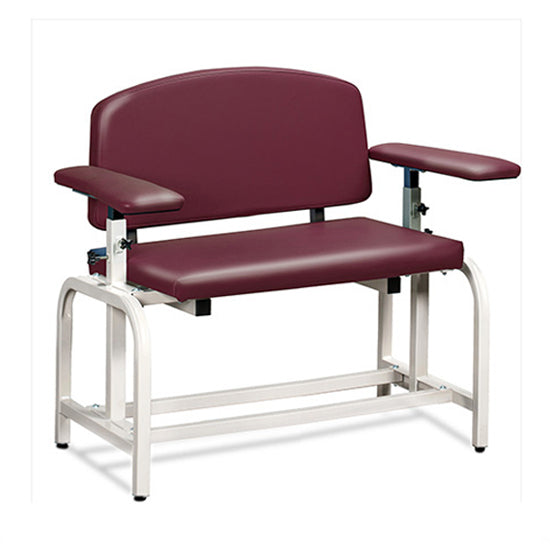 Clinton 66000-2S Lab X Series, Extra-Wide, Blood Drawing Chair with Straight Arms
