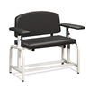 Clinton 66000-2S Lab X Series, Extra-Wide, Blood Drawing Chair with Straight Arms