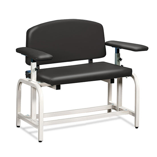 Clinton 66000-2S Lab X Series, Extra-Wide, Blood Drawing Chair with Straight Arms