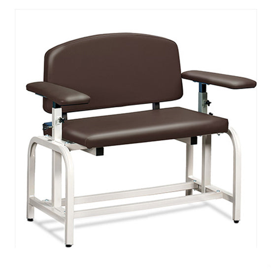 Clinton 66000-2S Lab X Series, Extra-Wide, Blood Drawing Chair with Straight Arms