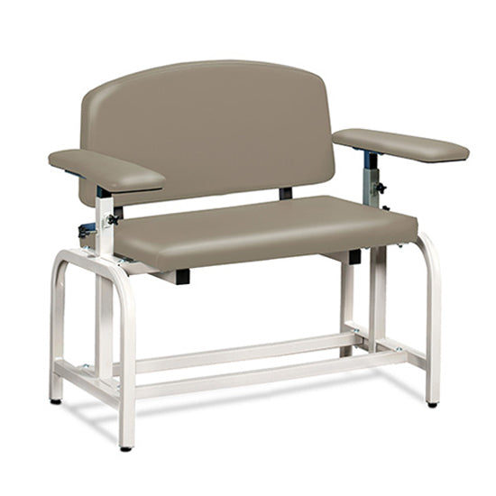 Clinton 66000-2S Lab X Series, Extra-Wide, Blood Drawing Chair with Straight Arms