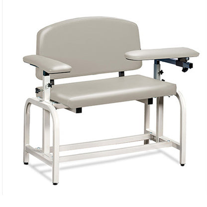 Clinton 66000-S Lab X Series, Extra-Wide, Blood Drawing Chair with One Padded Flip Arm