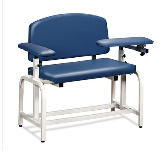 Clinton 66000-S Lab X Series, Extra-Wide, Blood Drawing Chair with One Padded Flip Arm