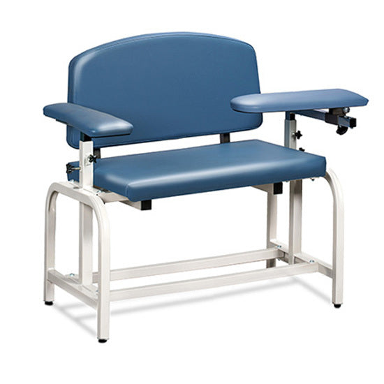 Clinton 66000-S Lab X Series, Extra-Wide, Blood Drawing Chair with One Padded Flip Arm