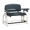 Clinton 66000B Lab X Series, Heavy-Duty, Blood Drawing  Chair with Padded Arms