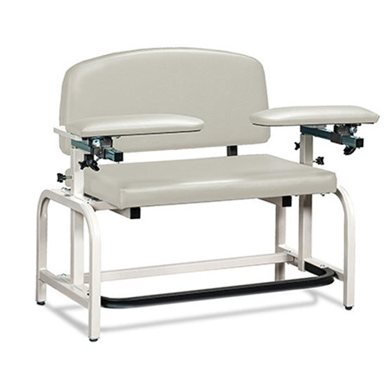 Clinton 66000B Lab X Series, Heavy-Duty, Blood Drawing  Chair with Padded Arms