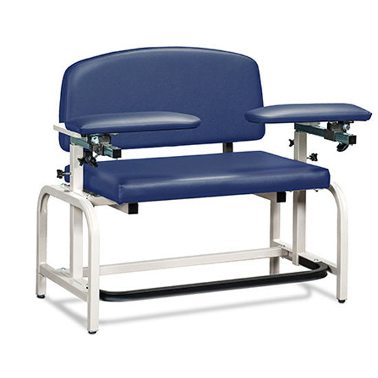 Clinton 66000B Lab X Series, Heavy-Duty, Blood Drawing  Chair with Padded Arms