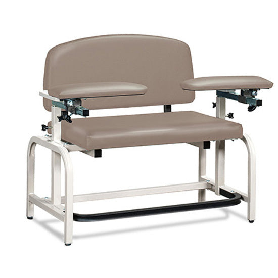 Clinton 66000B Lab X Series, Heavy-Duty, Blood Drawing  Chair with Padded Arms