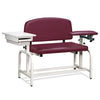 Clinton 66002 Lab X Series, Extra-Wide, Blood Chair with Padded Flip Arm and Drawer