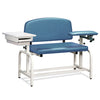 Clinton 66002 Lab X Series, Extra-Wide, Blood Chair with Padded Flip Arm and Drawer
