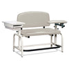 Clinton 66002B Lab X Series, Heavy-Duty, Blood Drawing  Chair with Padded Flip Arm and Drawer