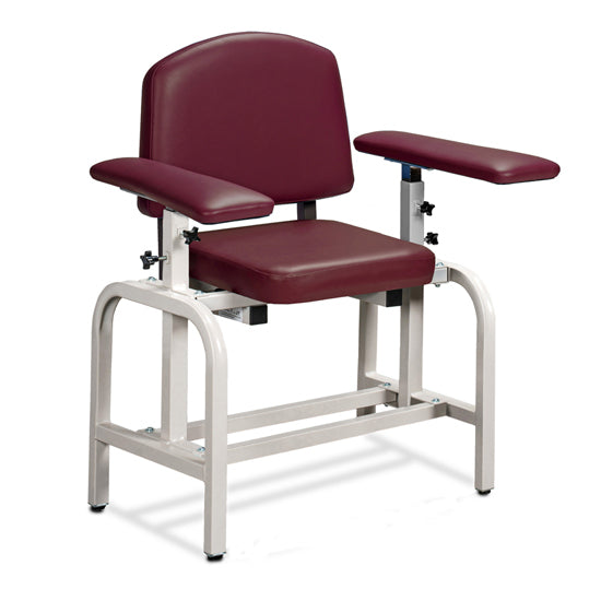 Clinton 66010-S Lab X Series, Blood Drawing Chair with Straight Padded Arms
