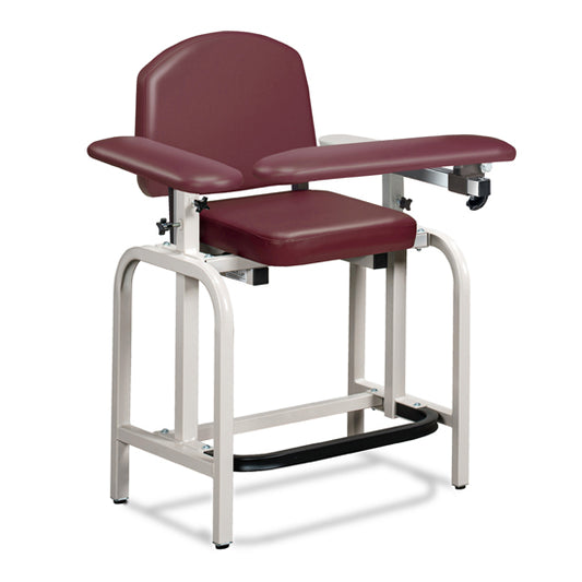 Clinton 66011 Lab X Series, Extra-Tall, Blood Drawing Chair with Padded Arms