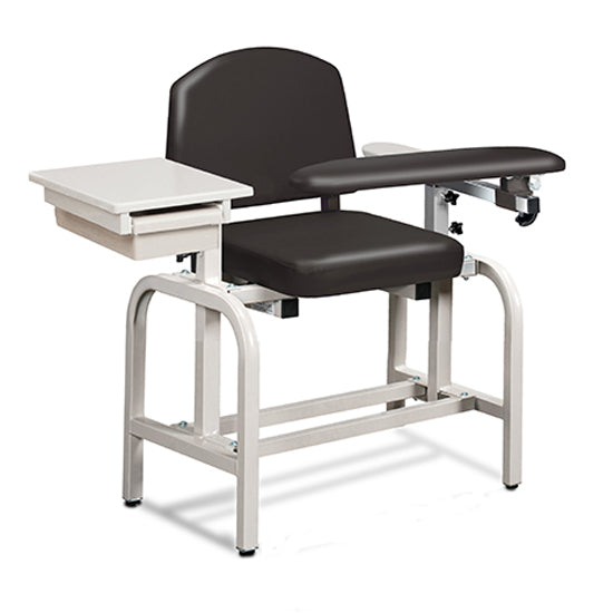 Clinton 66020 Lab X Series, Blood Drawing Chair with Padded Flip Arm and Drawer