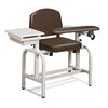 Clinton 66020 Lab X Series, Blood Drawing Chair with Padded Flip Arm and Drawer