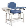 Clinton 66020 Lab X Series, Blood Drawing Chair with Padded Flip Arm and Drawer