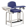 Clinton 66022 Lab X Series, Extra-Tall, Blood Drawing Chair w/ Padded Flip Arm and Drawer