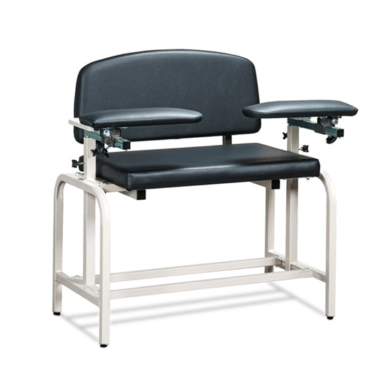 Clinton 66099 Lab X Series, Extra-Wide and Extra-Tall, Blood Drawing Chair with Padded Arms
