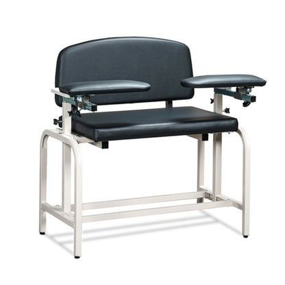 Clinton 66099 Lab X Series, Extra-Wide and Extra-Tall, Blood Drawing Chair with Padded Arms