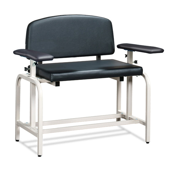 Clinton 66099-2S Lab X Series, Extra-Wide and Extra-Tall, Blood Drawing Chair with Straight Arms