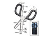 EMI 8003 Multi-Purpose Rescue Shears Holster Set (Black)