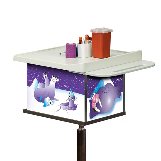 Clinton 67231 Cool Pals, 2-Bin, Phlebotomy Cart