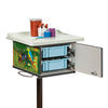 Clinton 67232 Rainforest Follies, 2-Bin, Phlebotomy Cart