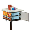 Clinton 67237 Alley Cats and Dogs, 2-Bin, Phlebotomy Cart