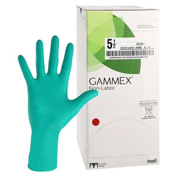 Bosma 71-8511 GAMMEX Non-Latex Neoprene Surgical Gloves, 50pr/bx 4bx/cs