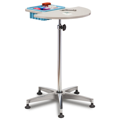 Clinton 6950 Half Round, Stationary, ClintonClean™ Phlebotomy Stand