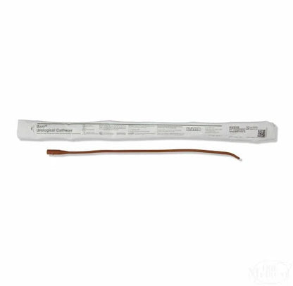 Bosma 10-0101 Intermittent Urethral Coude Tip Catheter 12Fr with One Drainage Eye – Sterile Urinary Catheter, 12/Case