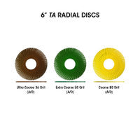 Dedeco 1893 Sunburst 6 TA Discs Brown 36 Grit Size (A/O) 40/Bx