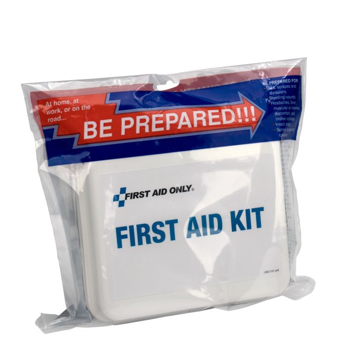 First Aid Only 7107 Travel First Aid Kit, 68 Piece, Plastic Case