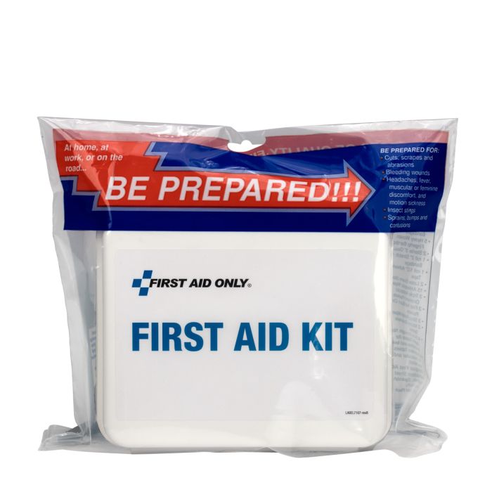 First Aid Only 7107 Travel First Aid Kit, 68 Piece, Plastic Case