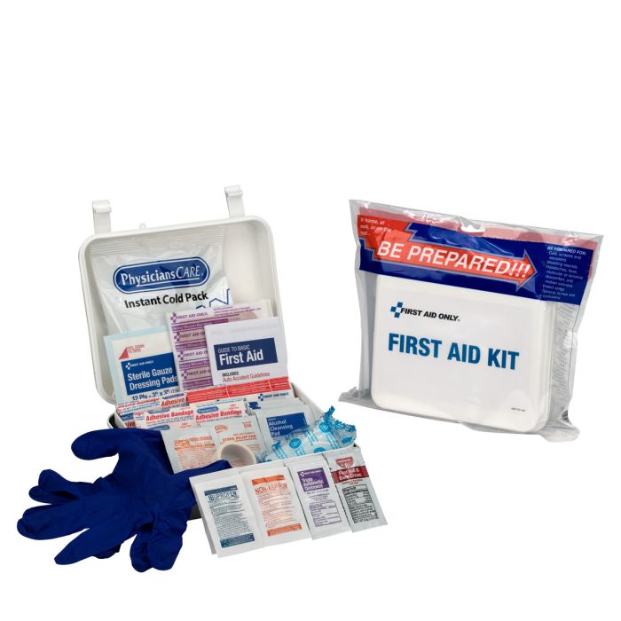 First Aid Only 7107 Travel First Aid Kit, 68 Piece, Plastic Case