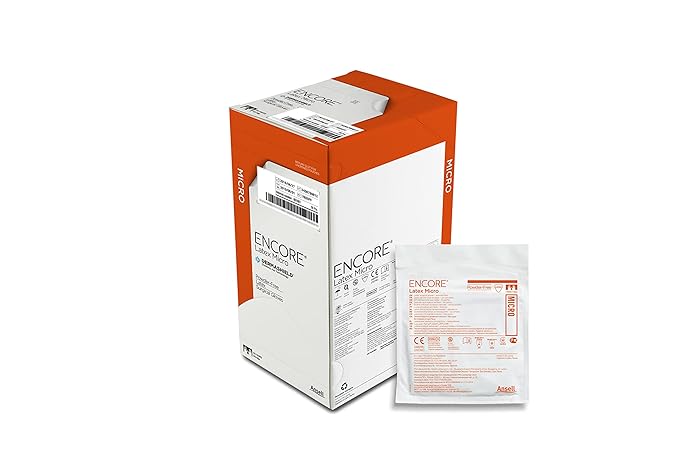 Bosma 71-57870 ENCORE™ Latex Micro Surgical Gloves, 50pr/bx, 4bx/cs