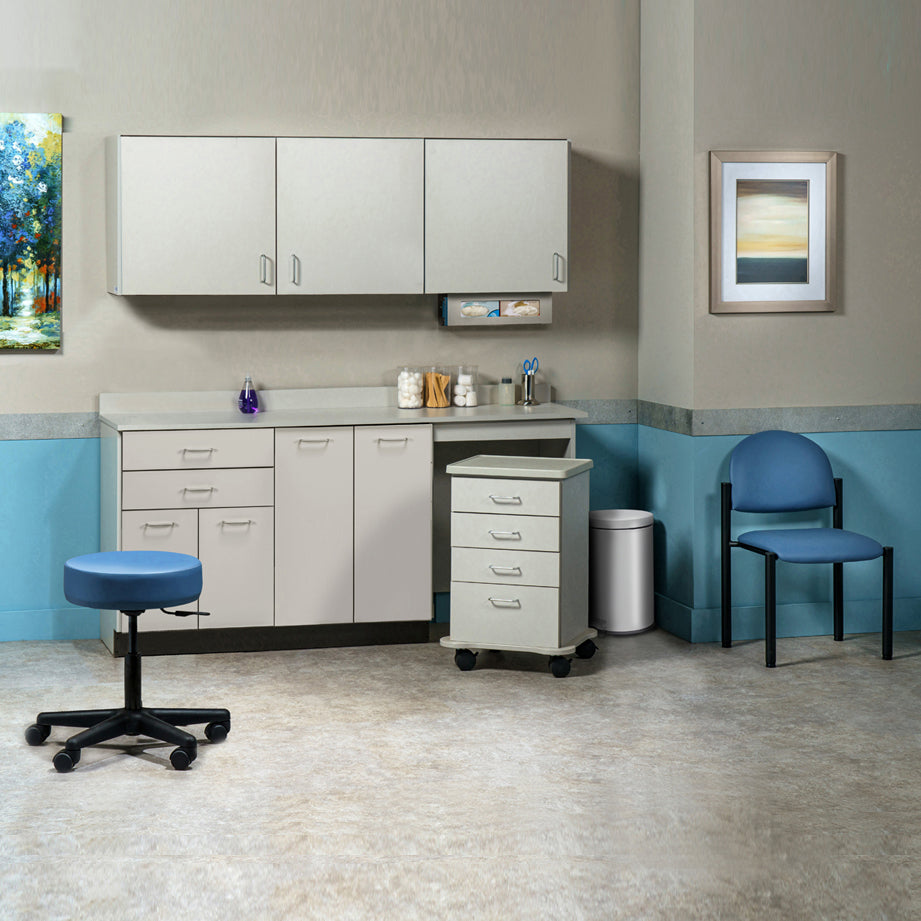 Clinton 748072MR Ready Room My Way, 72" Laminate, Cart-Mate Cabinetry Suite/Cart Right/Double Doors Center