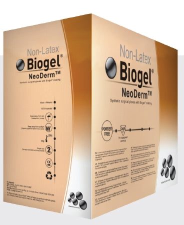 Bosma 71-ML429 Biogel NeoDerm Surgical Gloves, Sterile, Powder-Free Synthetic Gloves, 50pr/bx, 4bx/cs