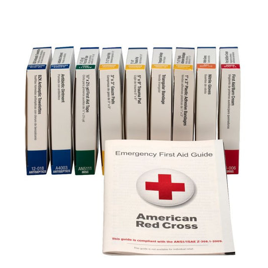 First Aid Only 740010 Refill for 10 unit unitized first aid kits: 238-AN & 240-AN, 1 ea.