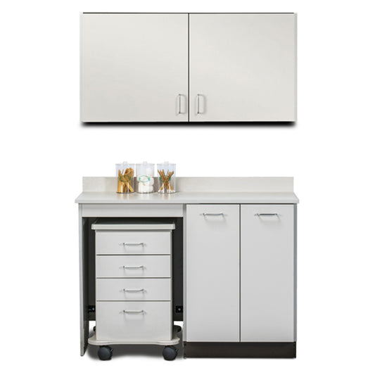 Clinton 748048L Ready Room My Way, 48" Laminate, Cart-Mate Cabinetry Suite/Cart Left