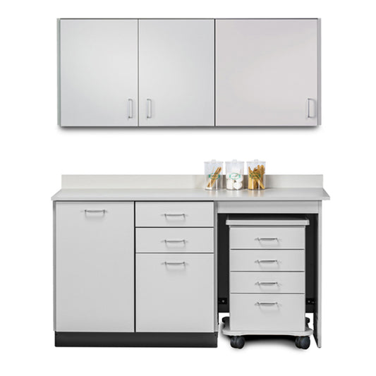 Clinton 748060R Ready Room My Way, 60"Laminate, Cart-Mate Cabinetry Suite/Cart Right