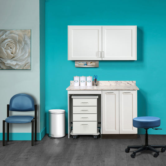 Clinton 758048L Ready Room My Way, 48" Fashion Finish, Cart-Mate Cabinetry Suite/Cart Left