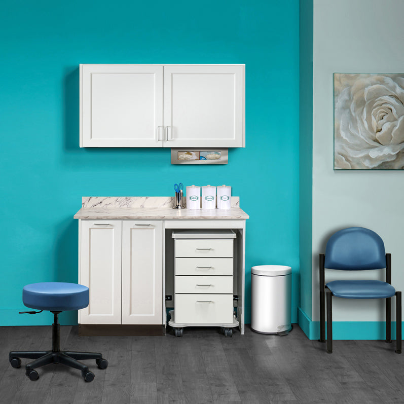 Clinton 758048R Ready Room My Way, 48" Fashion Finish, Cart-Mate Cabinetry Suite/Cart Right