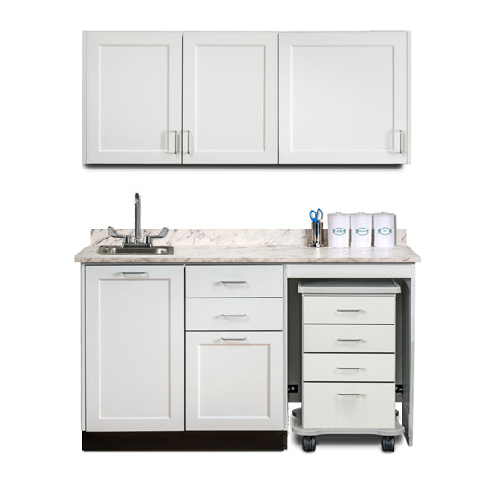 Clinton 758060R Ready Room My Way,  60" Fashion Finish, Cart-Mate Cabinetry Suite/Cart Right
