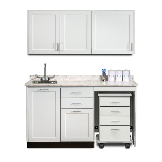 Clinton 758060R Ready Room My Way,  60" Fashion Finish, Cart-Mate Cabinetry Suite/Cart Right