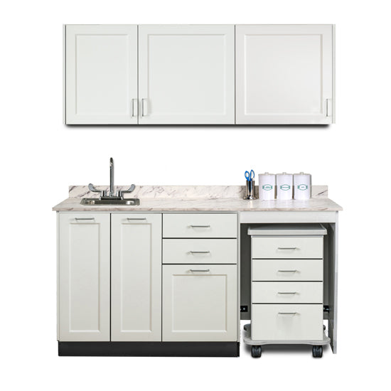 Clinton 758066R Ready Room My Way,  66" Fashion Finish, Cart-Mate Cabinetry Suite/Cart Right
